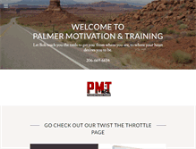 Tablet Screenshot of palmermotivation.com